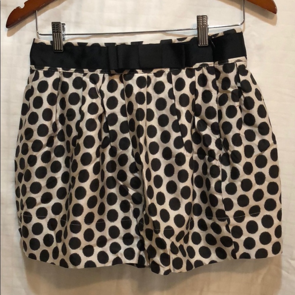 Polkadot mini skirt